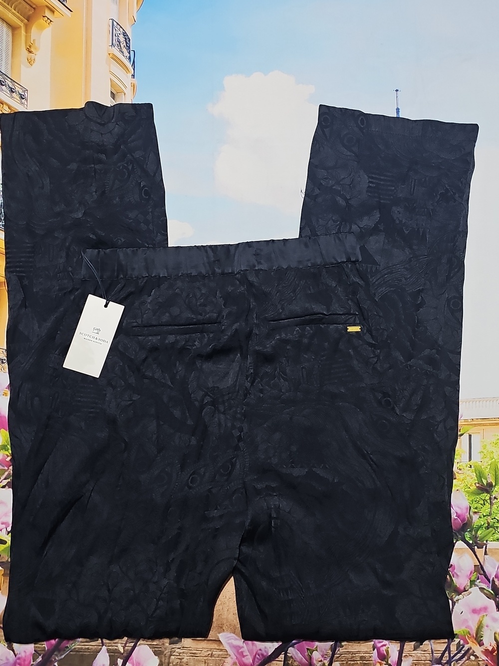 Scotch and Soda‎ Patterned High Waist Pants Size XS New - Picture 9 of 9